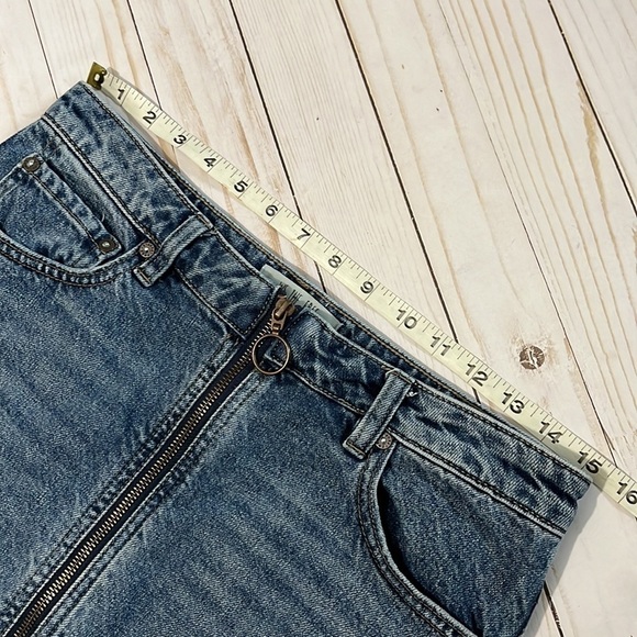 Free People We The Free Denim Skirt Size 27 - Picture 8 of 10